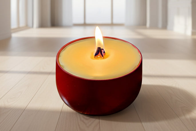 Beeswax Candle 🕯️ – Castle Hives