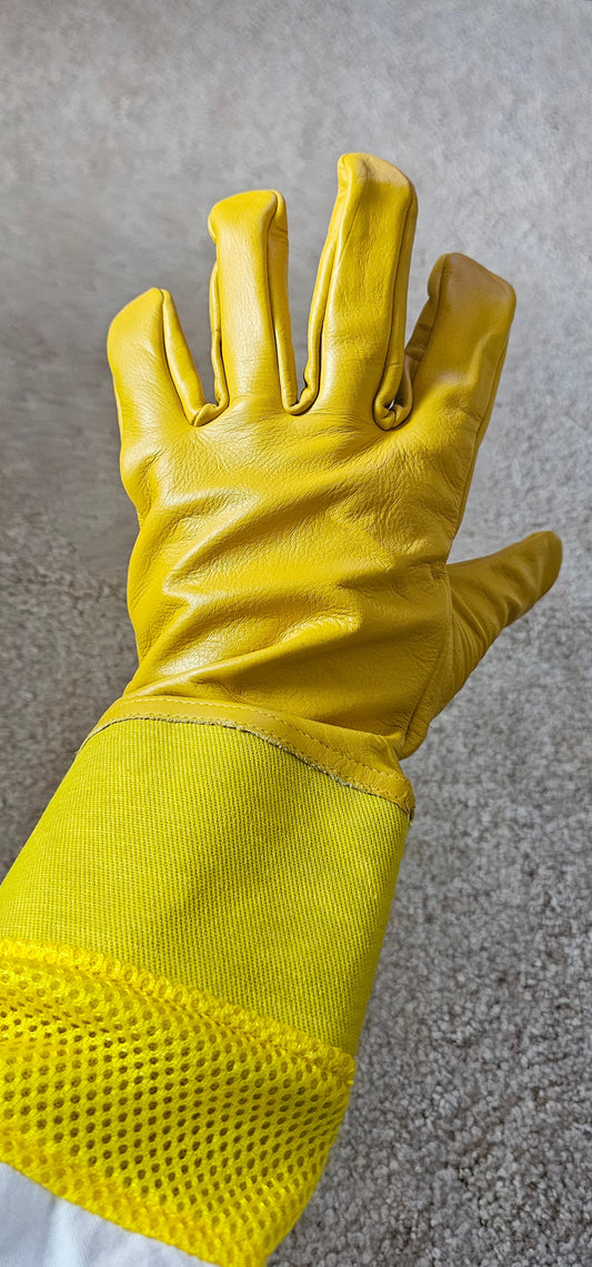 Cowhide Beekeeping Gloves - Castle Hives